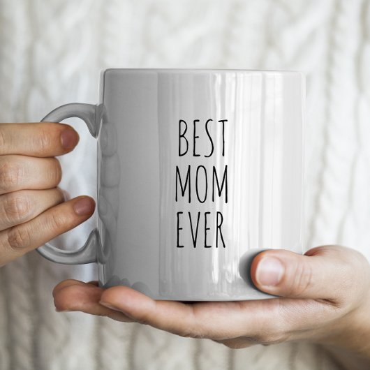 "Best Mama Ever" Einfaches modernes Bauernhaus Jumbo-Tasse