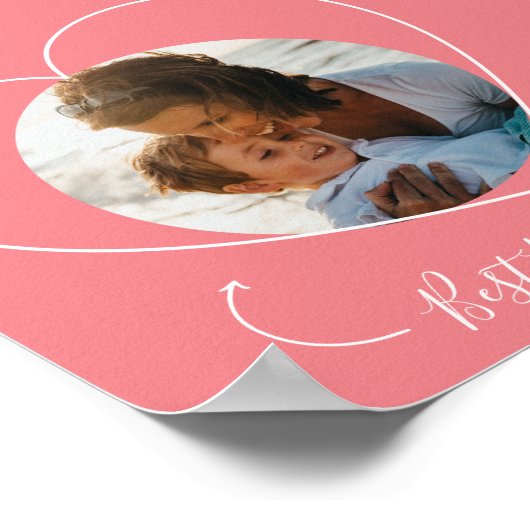 Best Mama Ever Foto Heft Poster (Ecke)