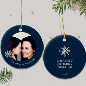 Best Mama Ever Foto Ornament