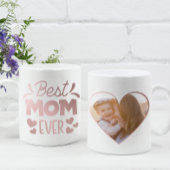Best Mama Ever Heart Foto Kaffeetasse