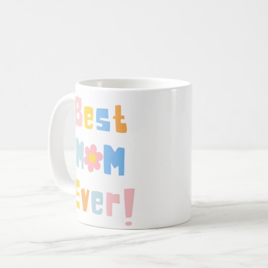 Best Mama Ever Mother Day Foto Kaffeetasse (Vorderseite Links)
