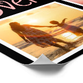 Best Mama Ever Mother Day Foto Poster (Ecke)