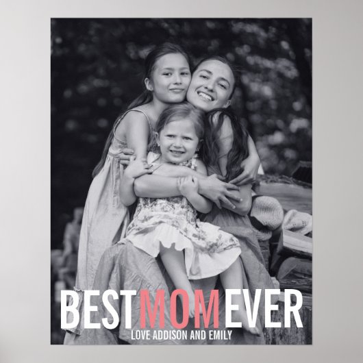 Best Mama Ever Mother Day Poster Sign (Vorne)