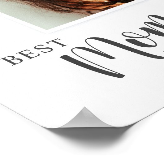 Best Mama Ever Mütter Day Foto Poster (Ecke)