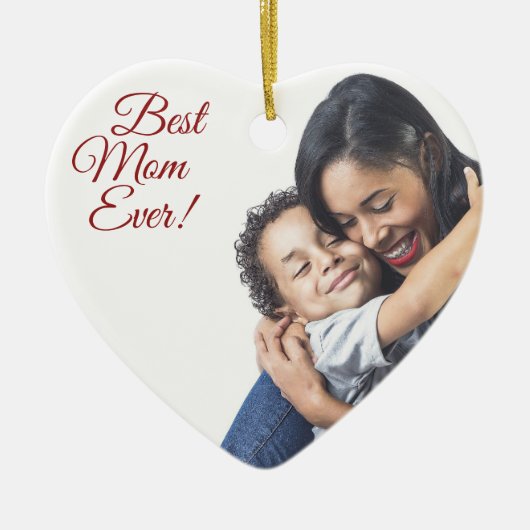 Best Mama Ever Ornament (Vorne)