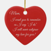 Best Mama Ever Ornament (Hinten)