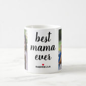Best Mama Ever Personalisiert Mütter Day Foto Kaffeetasse (Mittel)