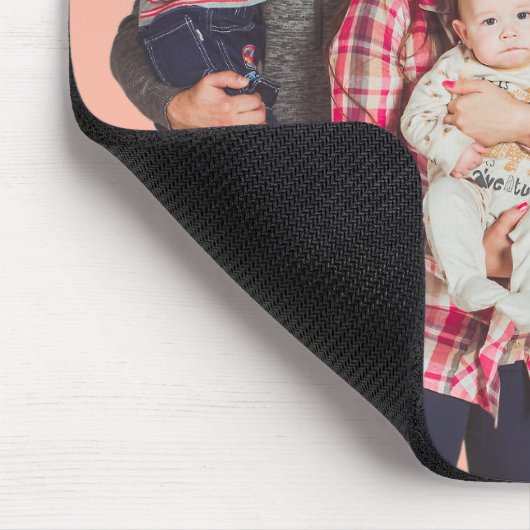 "Best Mama Ever" Personalisiertes Mousepad mit Fot (Ecke)