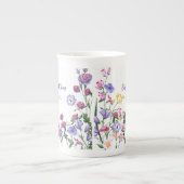 Best Mama Ever Spring Summer Garden Blume Tasse (Vorderseite)
