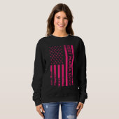Best Mama Ever US Pink American Flag Mother s Day  Sweatshirt (Vorne ganz)