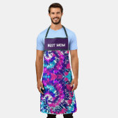 BEST MAMA FARBIGE ABSTRAKTE KRAWATTE-DYE-DESIGN SCHÜRZE (Getragen)