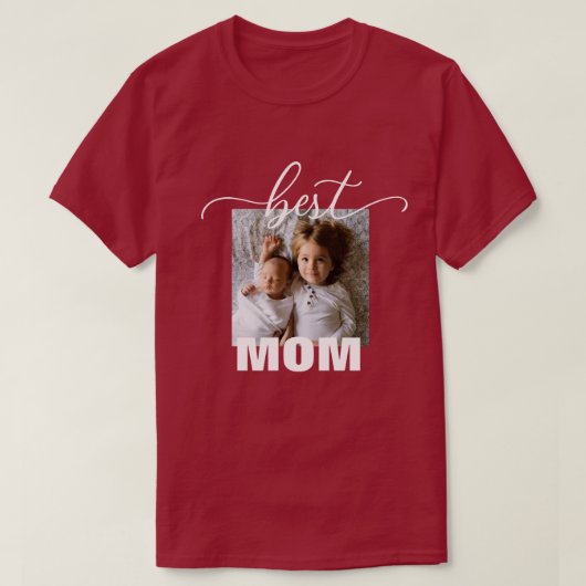 Best MAMA Foto Muttertagsfliege T - Shirt (Design vorne)