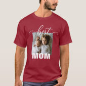 Best MAMA Foto Muttertagsfliege T - Shirt (Vorderseite)
