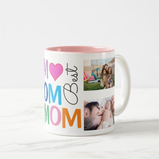 Best Mama Foto Zweifarbige Tasse (VorderseiteRechts)