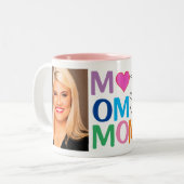 Best Mama Foto Zweifarbige Tasse (Vorderseite Links)