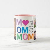 Best Mama Foto Zweifarbige Tasse (Mittel)