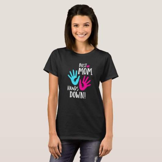 Best Mama Handling Down T-Shirt (Vorne ganz)