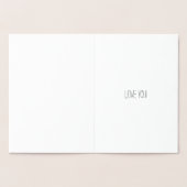 Best Mama Heart Folienkarte (Innenseite)