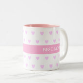 Best Mama Hearts on White Zweifarbige Tasse (VorderseiteRechts)