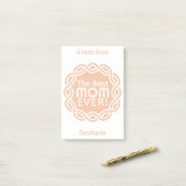 BEST MAMA individuelle Name & Farbe PostIt Notizen (Auf Schreibtisch)