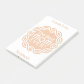 BEST MAMA individuelle Name & Farbe PostIt Notizen (angewinkelt)
