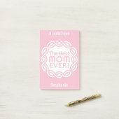 BEST MAMA individuelle Name & Farbe PostIt Notizen (Auf Schreibtisch)