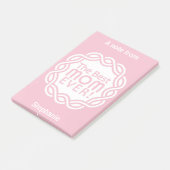 BEST MAMA individuelle Name & Farbe PostIt Notizen (angewinkelt)