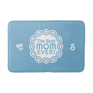 BEST MAMA individuelle Name & Monogramm Badmatten Badematte