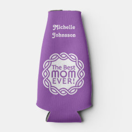 BEST MAMA individuelle Name und Farbgetränke coole Flaschenkühler