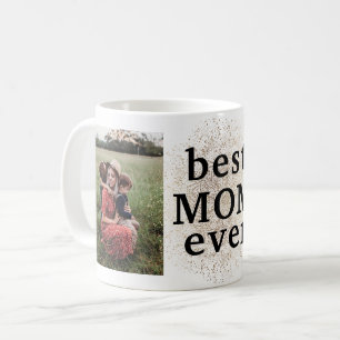 Best Mama je Gold Custom Multi Foto Tasse