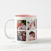 BEST MAMA je kundenspezifisches Foto Personalisier Zweifarbige Tasse (Links)