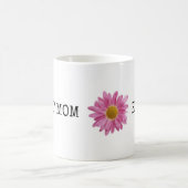 BEST MAMA JE Pink Daisy Blume Mütter Tag Kaffeetasse (Mittel)