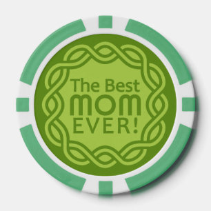 BEST MAMA kundenspezifische Monogramm-Poker-Chips Pokerchips