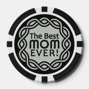 BEST MAMA kundenspezifische Monogramm-Poker-Chips Pokerchips