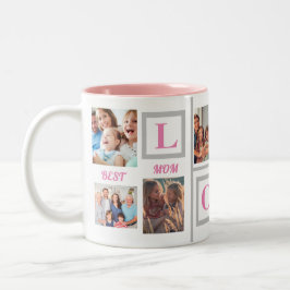 Best Mama LIEBE Custom Foto Kaffee  Zweifarbige Tasse