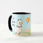 "Best Mama Llama"-Auszeichnung Tasse (Vorderseite Links)