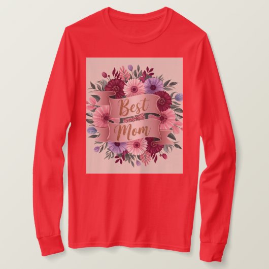 Best Mama Long Sleeve T - Shirt (Design vorne)