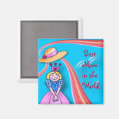 Best Mama Magnet (Vorderseite/Rückseite)