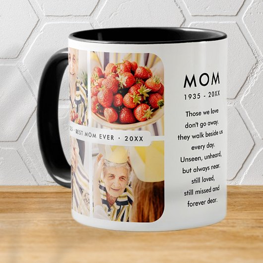 Best Mama Memorial Ever Modern Foto Collage Tasse