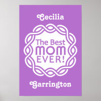 BEST-MAMA-Monogramm-Poster