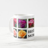 Best Mama Rose Collage #1 Tasse (Vorderseite Links)