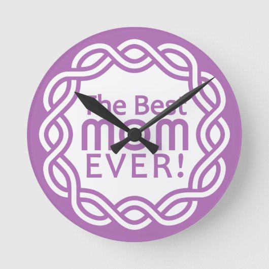 BEST-MAMA RUNDE WANDUHR (Vorderseite)