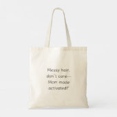 Best Mama Scripting Tote Bag Tragetasche (Rückseite)