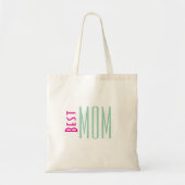Best Mama Scripting Tote Bag Tragetasche (Vorne)
