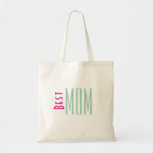 Best Mama Scripting Tote Bag