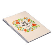 Best Mama Seit Watercolor Floral Notebook Notizblock (Rechte Seite)