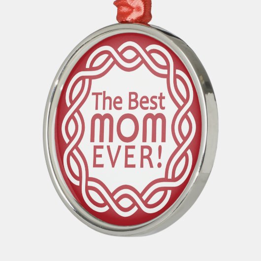 BEST MAMA SILBERNES ORNAMENT (Links)