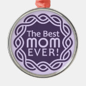 BEST MAMA SILBERNES ORNAMENT (Vorne)