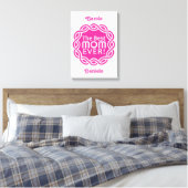 BEST-MAMA-Sonderausdruck für Monogramm Leinwanddruck (Insitu (Schlafzimmer))