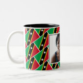 BEST MAMA ST KITTS Foto Zweifarbige Tasse (Links)